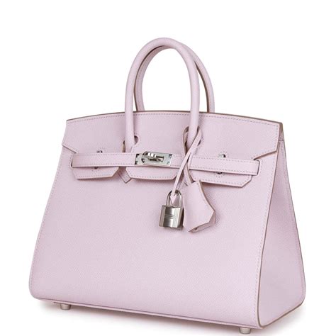 hermes birkin 25 sellier epsom pale mauve|hermes birkin 25 for sale.